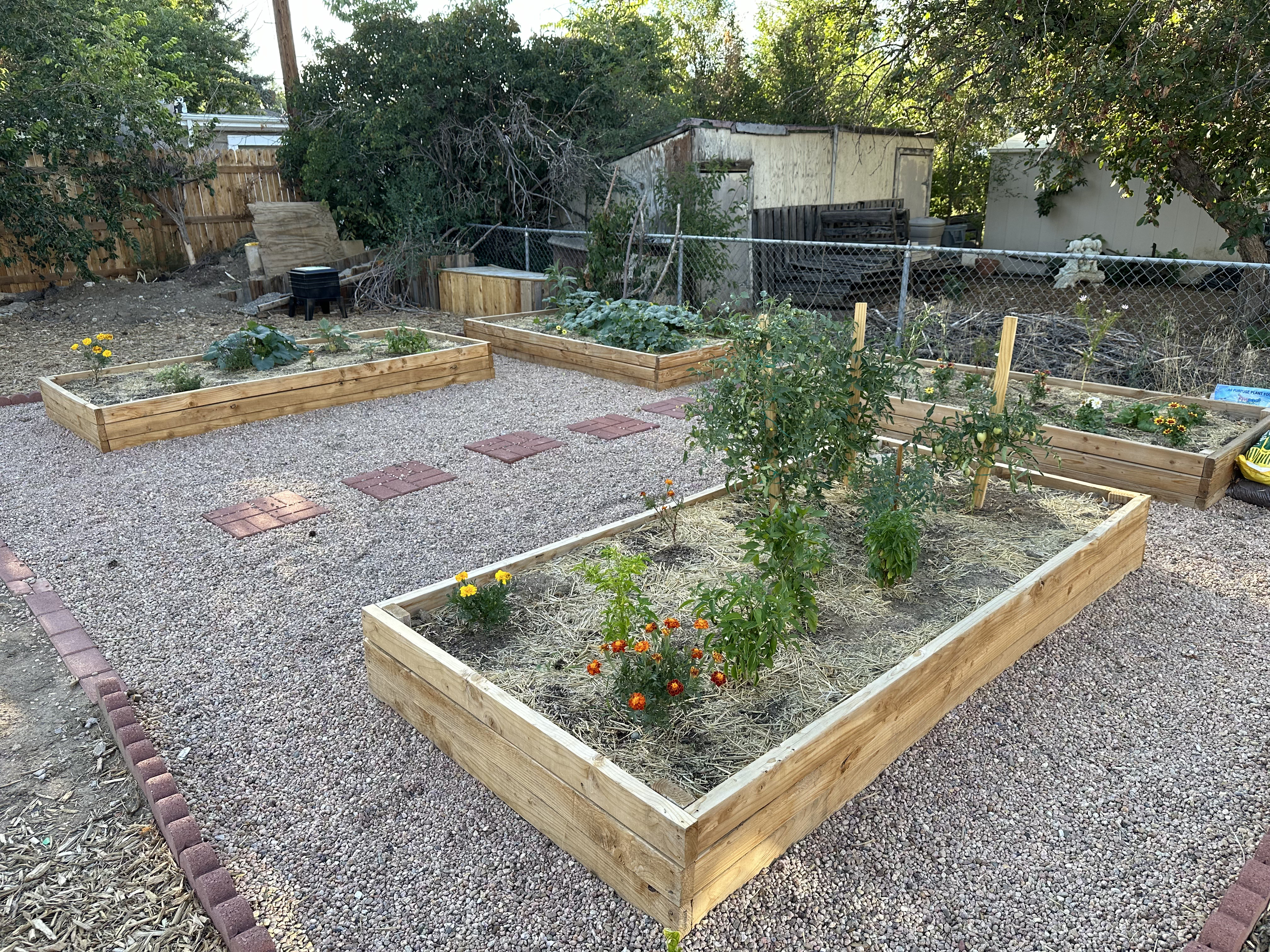 Landscaping and hardscaping work